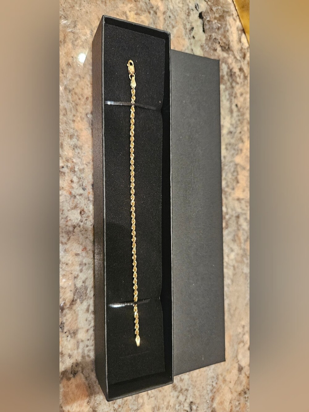 10k Solid Gold Rope Bracelet